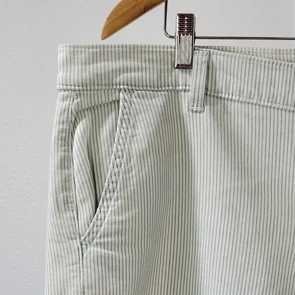 LEVIS striped classic chino shorts blue Sz 18/34w - Picture 2 of 9